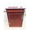 Image 1 : Mahogany Sheet Music Cabinet w Drawer 27.5" x 20.5" x 14" w Key