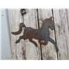 Image 3 : Rustic Barn Door w Horse Decor 24" x 72"
