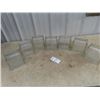Image 1 : 7 Glass Bricks 6"  x  6" x 4"