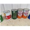 Image 3 : 12 Quart Oil Cans - Veedol, COOP, Mobiloil, Castrol, Esso & More