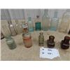 Image 3 : 18 Vintage Medicine Bottles w Glass Embossed or Paper Labelling