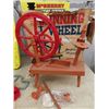 Image 2 : 1960's Lil Red Spinning Wheel w Box, Crockinole Board, Childs Metal Iton Board Plus More!