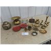 Image 1 : Brass Spattoon , Urn, Ashtray, Small Toby , Vases Plus More!