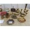 Image 2 : Brass Spattoon , Urn, Ashtray, Small Toby , Vases Plus More!
