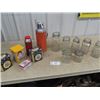Image 1 : Old Sealers w Lids, "Acme", Queen, Foster, Thermos & Household Tins