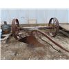 Image 1 : JD Single Plow & 2 Steel Wheels & Axle Wheels 29" RD