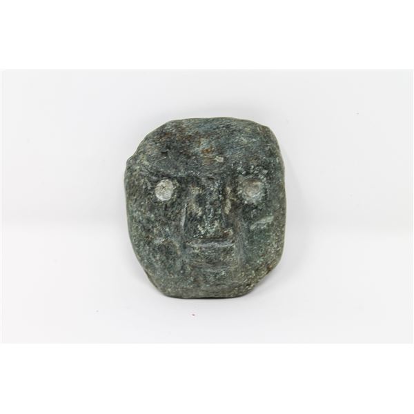 1CE - 500 CE TEOTIHAUCAN CARVED STONE FACE 2.75"