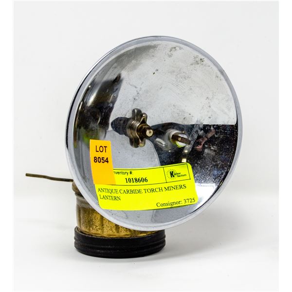 ANTIQUE CARBIDE TORCH MINERS LANTERN