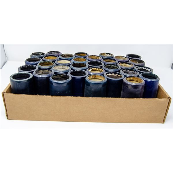 BOX OF ESISON AMBEROLA CYLINDER RECORDS