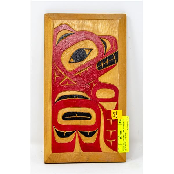 WEST COAST HAIDA SEA GRIZZLY ORIGINAL CARVING