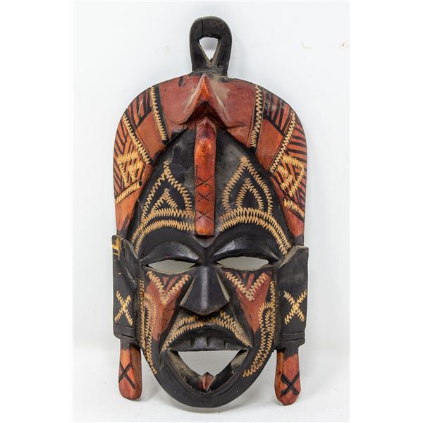 JAMBO KENYA MASK DATED 1987 WOODEN