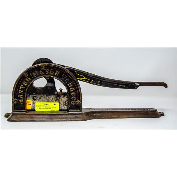ANTIQUE MASTER MASON CIGAR CUTTER GENERAL STORE