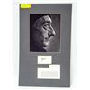 Image 1 : PICTURE OF JACQUES COUSTEAU MATTED WITH SIGNATURE