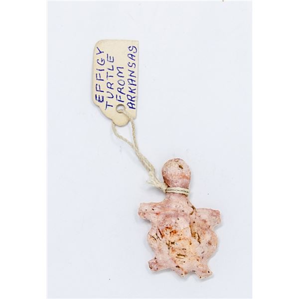 ANTIQUE STONE TURTLE EFFIGY CLAY CO ARK