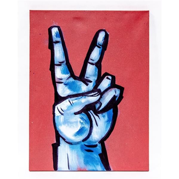 STEPHEN ARCHBOLD ORIGINAL BOLD PEACE ACRYLIC