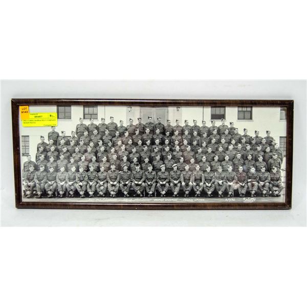 1942 CURRIE BARRACKS F COMPANY TROOP PHOTO