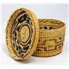 Image 2 : 1800S WEST COAST INDIGENOUS WOVAN BASKET WITH LID