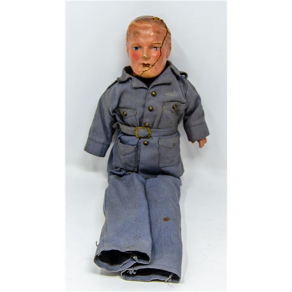 WW2 RCAF PILOT DOLL WITH ORIGINAL UNIFORM