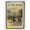 Image 1 : 1898 COPY OF LE PETIT JOURNAL FRAMED