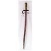 Image 4 : 1874 FRENCH ETIENNE SWORD BAYONET WITH SHEATH