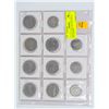 Image 1 : LOT OF 11 DOLLAR COIN AND 50 CENT PIECES