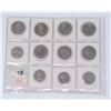 Image 2 : LOT OF 11 DOLLAR COIN AND 50 CENT PIECES