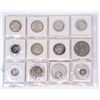 Image 2 : LOT OF 12 ASSORTED SILVER COINS 1894-1977