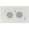 Image 1 : PAIR OF 1967 CENTENNIAL SILVER QUARTERS