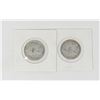 Image 2 : PAIR OF 1967 CENTENNIAL SILVER QUARTERS
