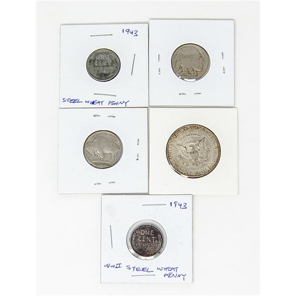 LOT OF ASSORTED VINTAGE US COINS