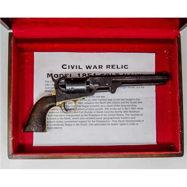 1863 CIVIL WAR COLT M1851 WITH 1870S