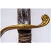 Image 6 : ORNATE BRONZE HANDLED NAVAL CUTLAS WITH SHEATH