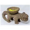 Image 2 : PRE COLUMBIAN JAGUAR METATE FINELY CARVED