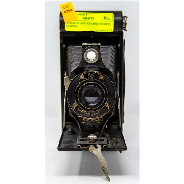 KODAK 2A AUTOGRAPHIC FOLDING CAMERA