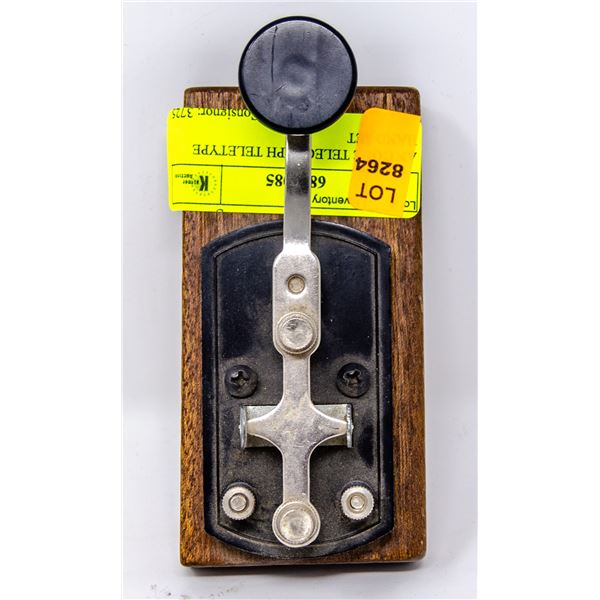 ANTIQUE TELEGRAPH TELETYPE HAND SET