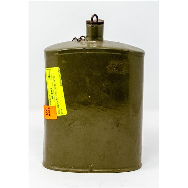 WW2 GERMAN CANTEEN DATED 1943