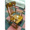 Image 2 : ANTIQUE WOODEN ROCKING CHAIR