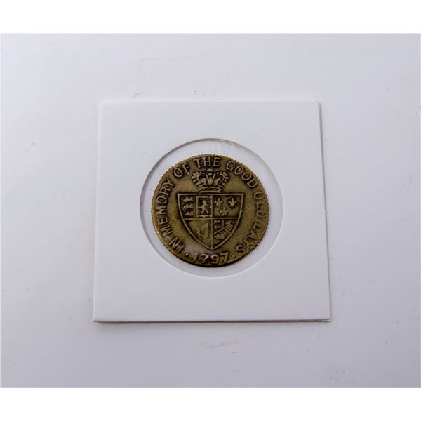 1797 KING GEORGE 3 MEMORIAL COIN