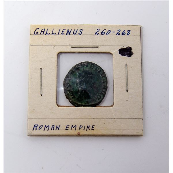 260-268CE ROMAN EMPIRE GALLIENUS BRONZE COIN