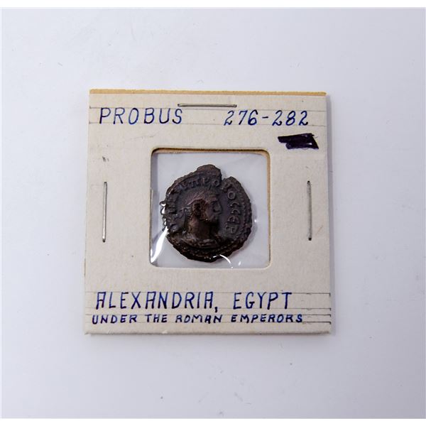 276-282CE ALEXANDRIA EGYPT ROMAN PROBUS BRONZE COI