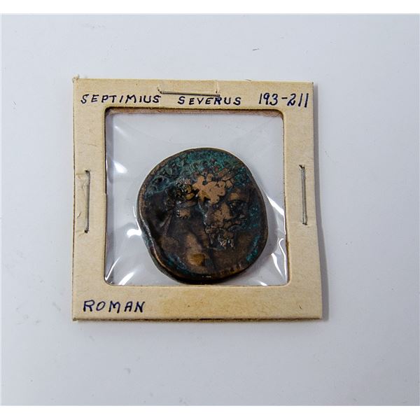 193-211AD SEPTIMUS SEVERUS ROMAN BRONZE COIN LG