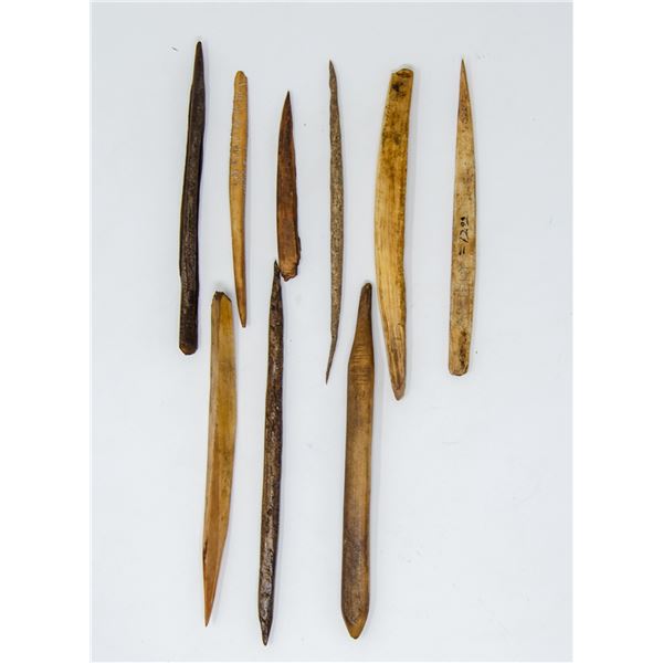 ANTIQUE INUPIAT ALASKAN INUIT SEWING TOOLS