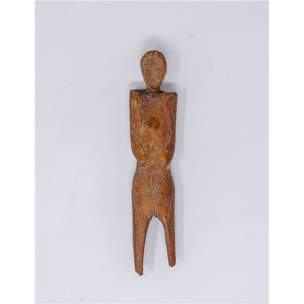 1800S INUIT BONE CARVED FIGURE