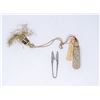 Image 1 : ANTIQUE HAWAIIAN SCISSORS IN CLOTH SHEATH