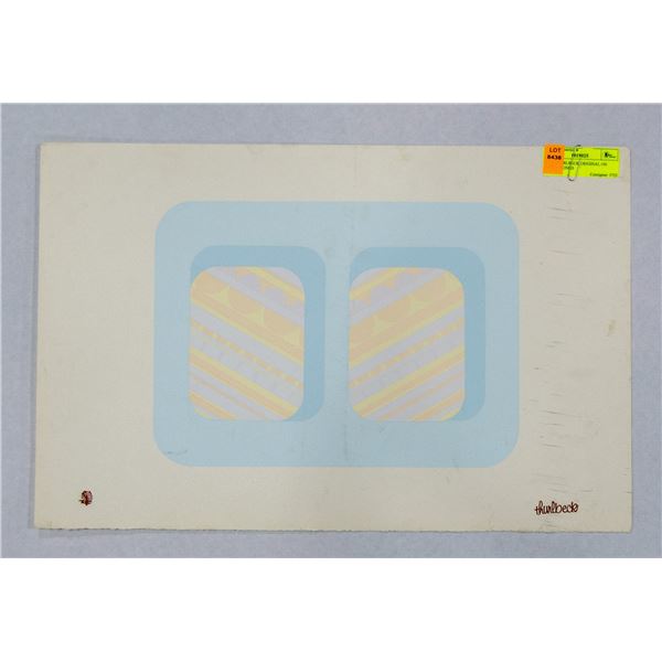 KEN THURLBECK ORIGINAL ON PAPER SIGNED