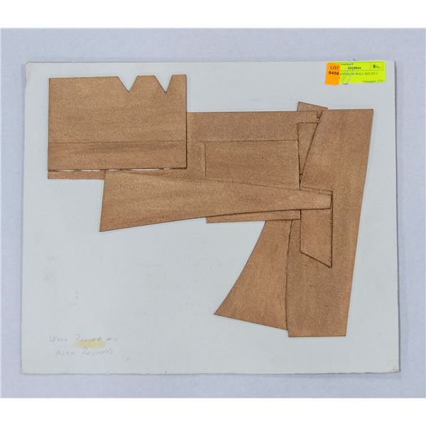 ALAN REYNOLDS WALL RELIEF C SIGNED