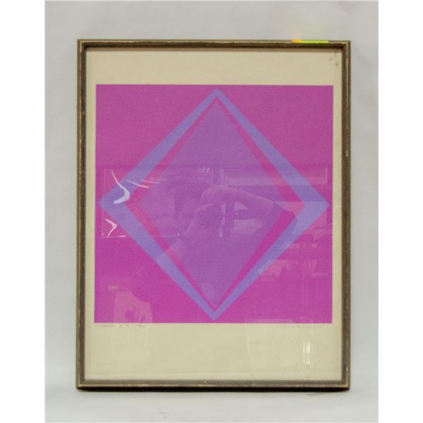 RICHARD LACROIS VARIANTE 2 SILKSCREEN SIGNED 1966
