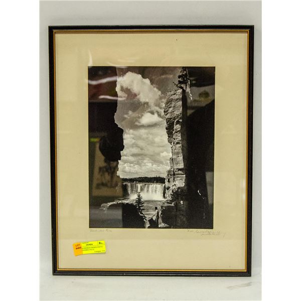 GERHARD REIMAN SIGNED PHOTO OF ALEXANDRA FALLS