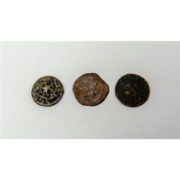 MEDIEVAL SICILIAN COINS LOT OF 3