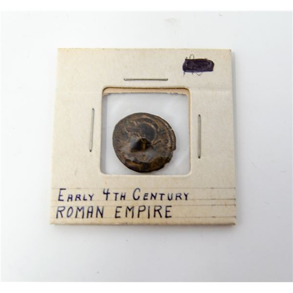 EARLY 4TH CENTURY ROMAN EMPIRE SHE WOLF COIN